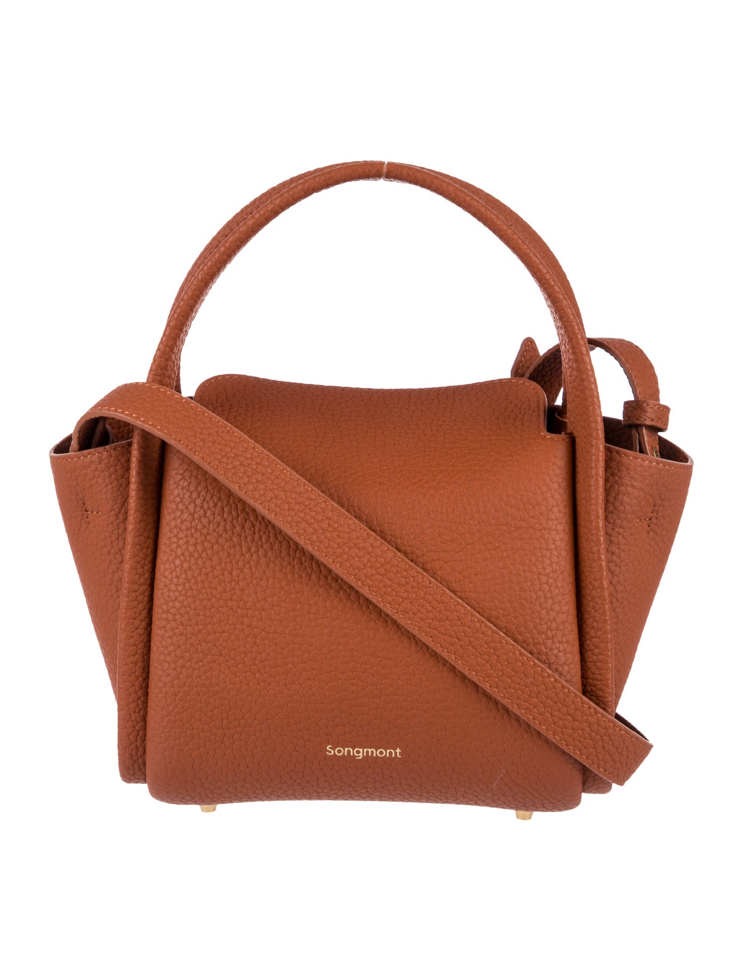 Songmont Leather Top Handle Bag