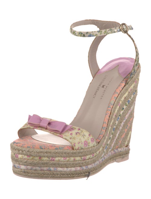 SOPHIA WEBSTER x LOVESHACKFANCY Printed Bow Accents Espadrilles