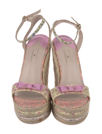 SOPHIA WEBSTER x LOVESHACKFANCY Printed Bow Accents Espadrilles