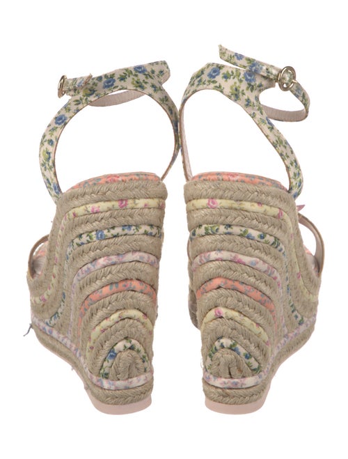 SOPHIA WEBSTER x LOVESHACKFANCY Printed Bow Accents Espadrilles