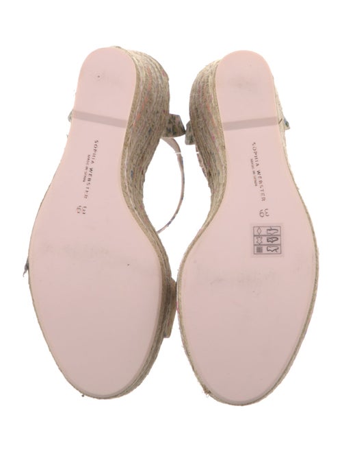 SOPHIA WEBSTER x LOVESHACKFANCY Printed Bow Accents Espadrilles