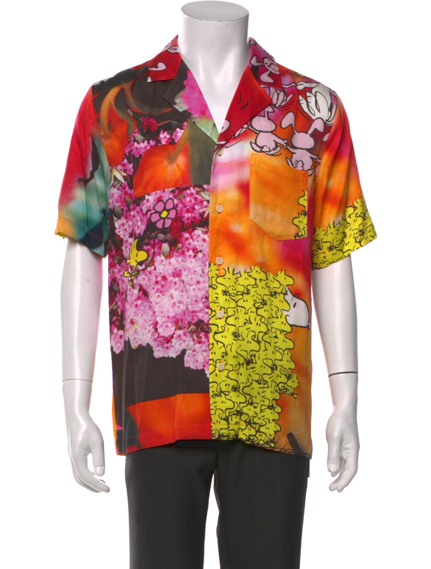 Soulland Floral Print Short Sleeve Shirt w/ Tags