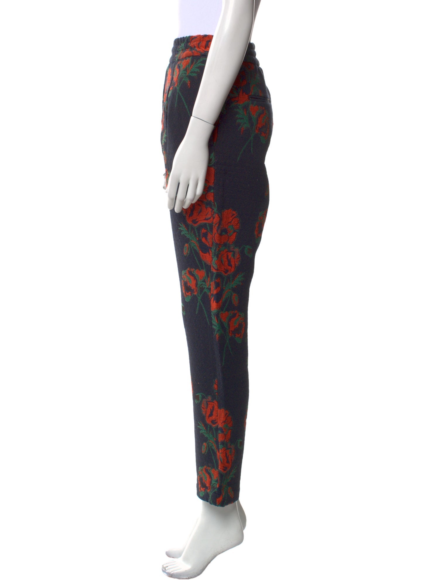 Soulland Floral Print Straight Leg Pants
