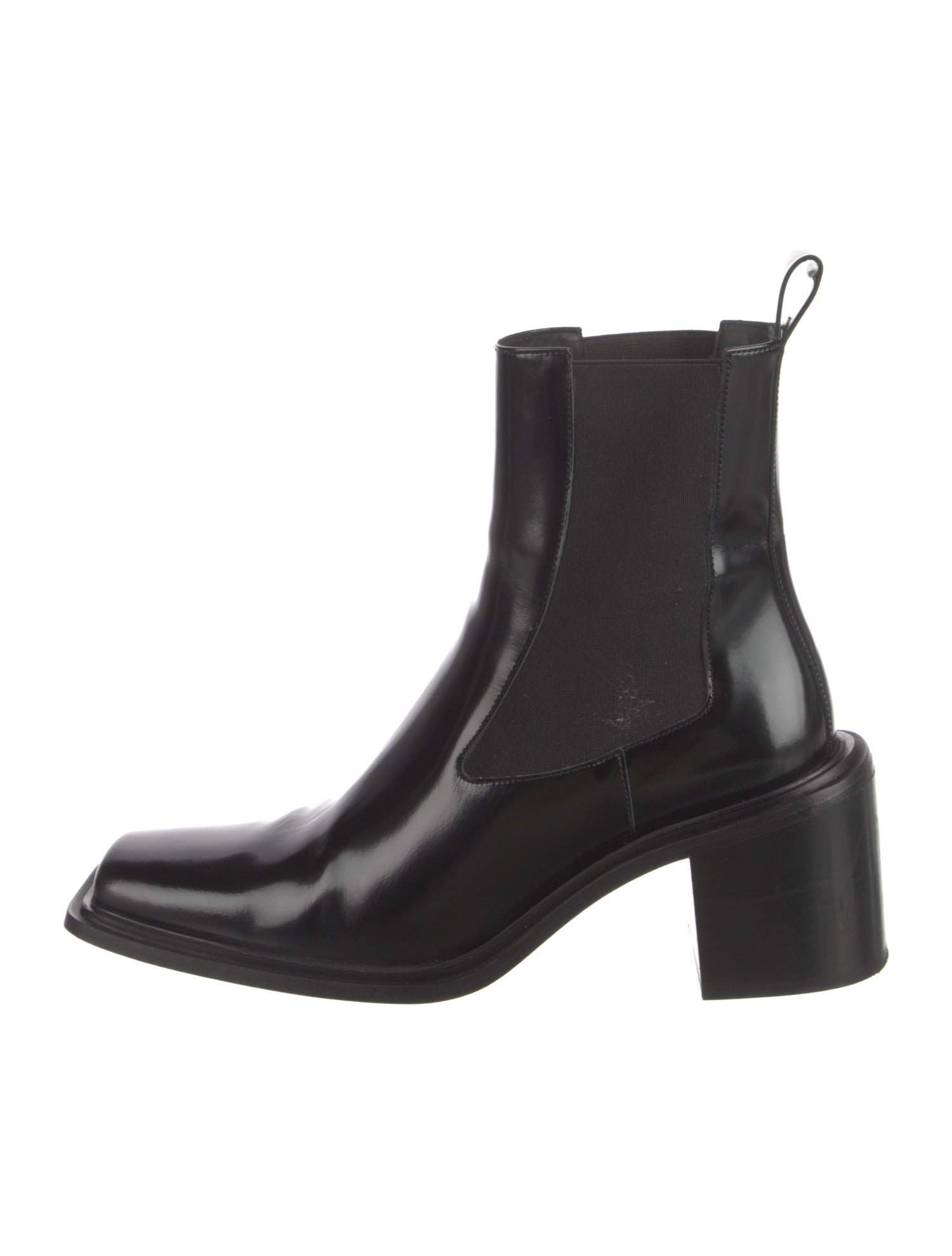 Souliers Martinez Patent Leather Chelsea Boots