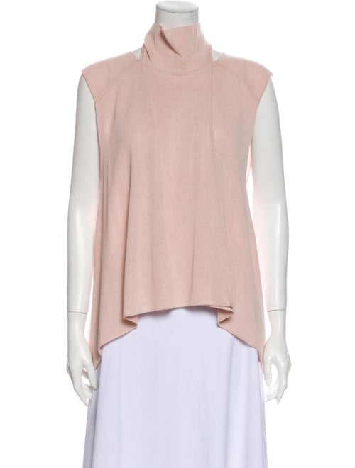Soyer Turtleneck Sleeveless Top Pink