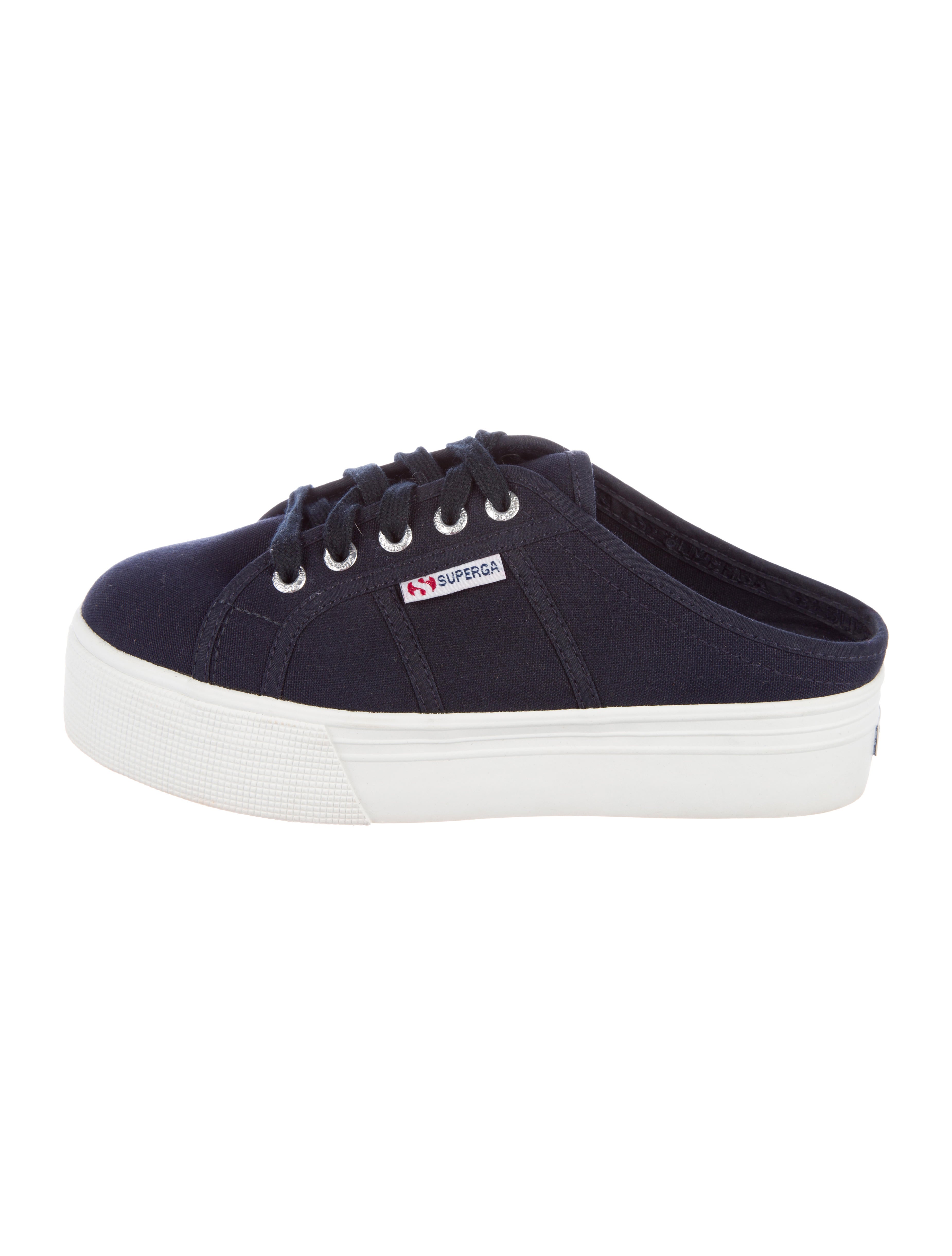 superga canvas mule sneakers
