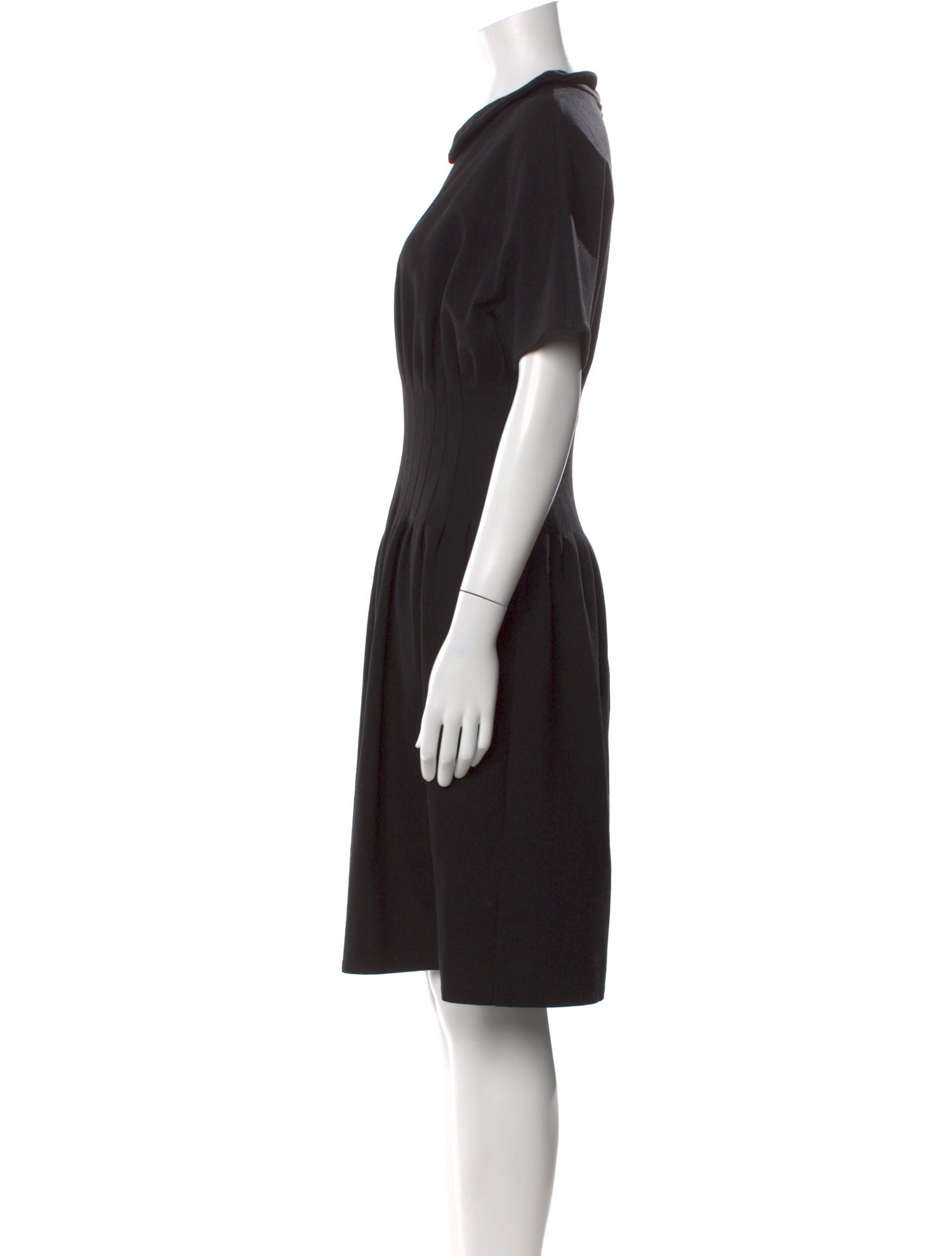 Stephan Janson Mock Neck Knee-Length Dress