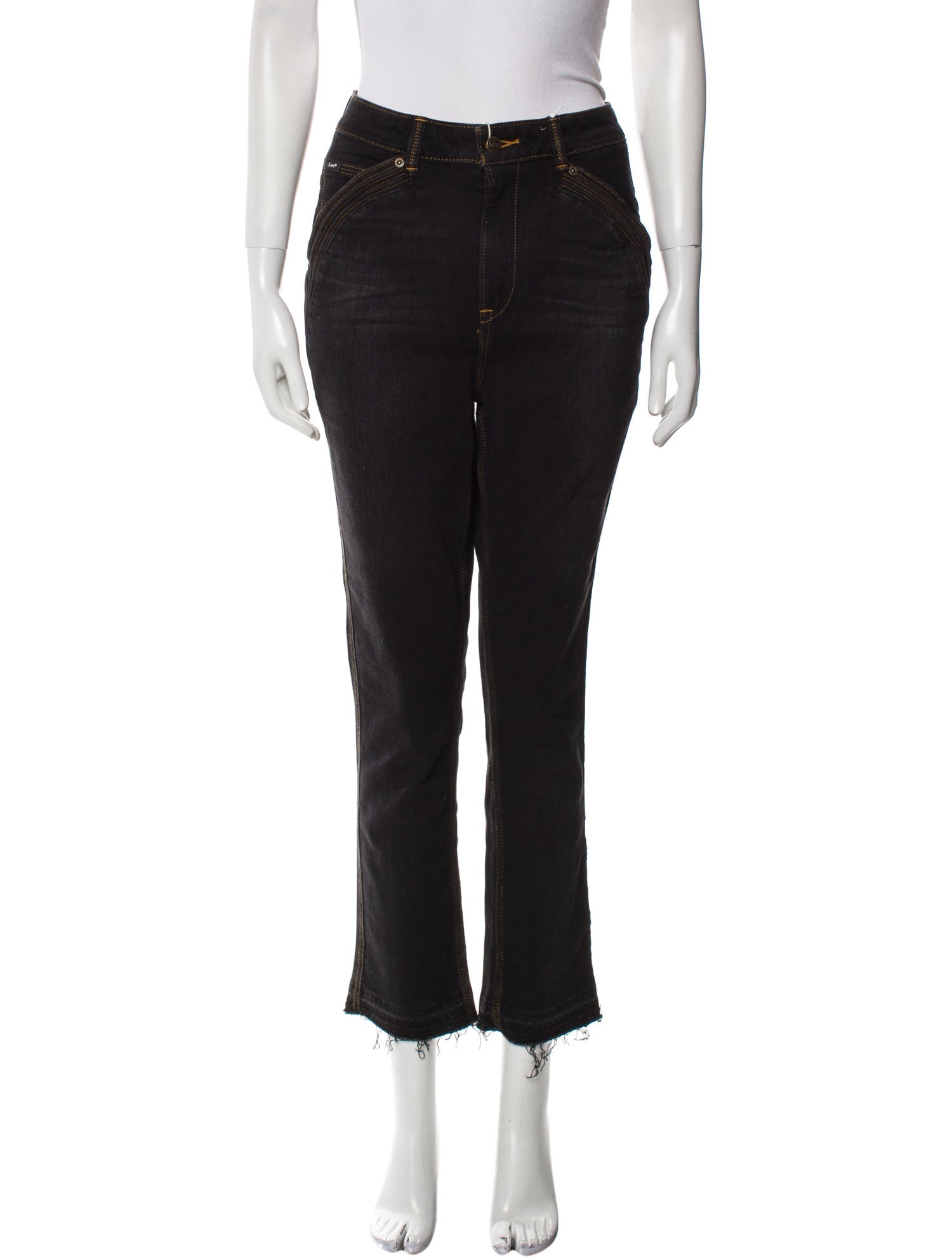 Self-Portrait x Lee High-Rise Straight Leg Jeans w/ Tags