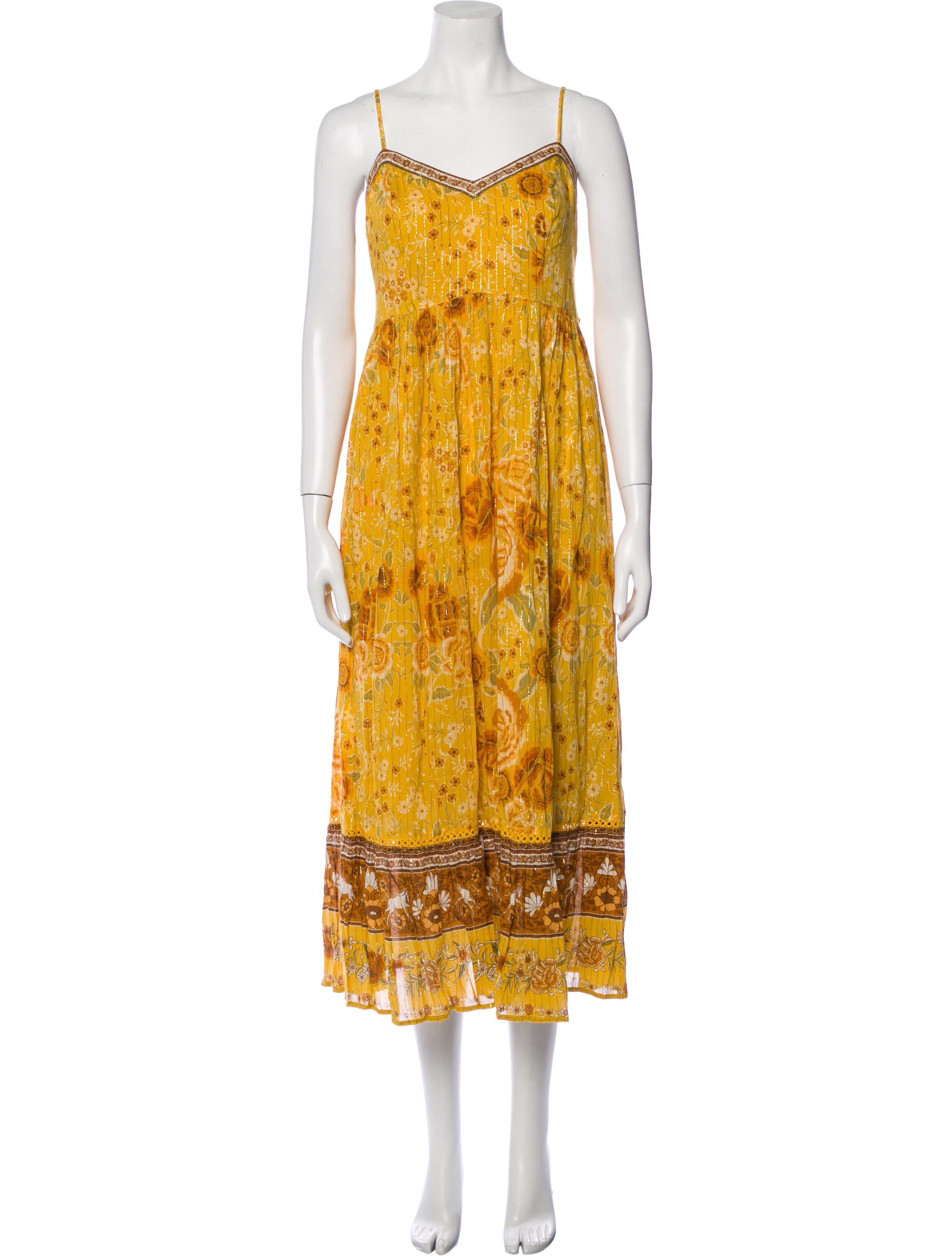 spell gold dress The Moss Knit Mini Dress – SPELL main image 1
