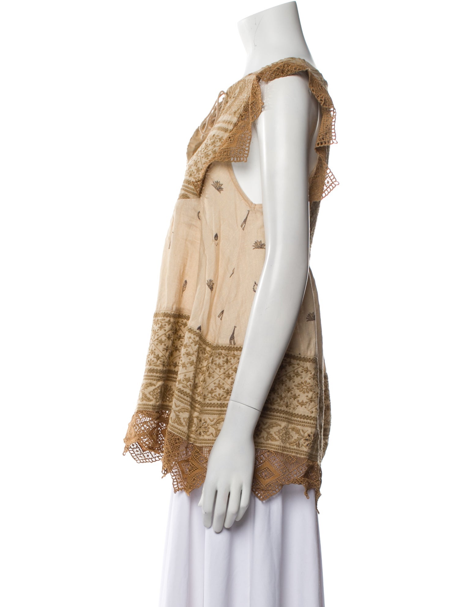 Spell & The Gypsy Collective Linen Printed Blouse