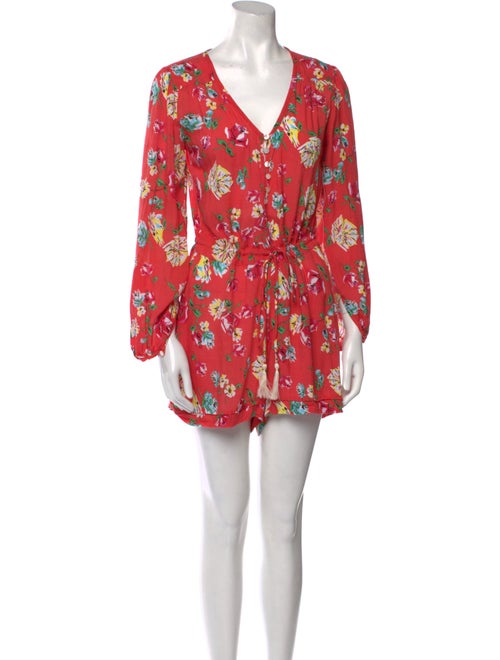 Spell & The Gypsy Collective Floral Print V-Neck Romper