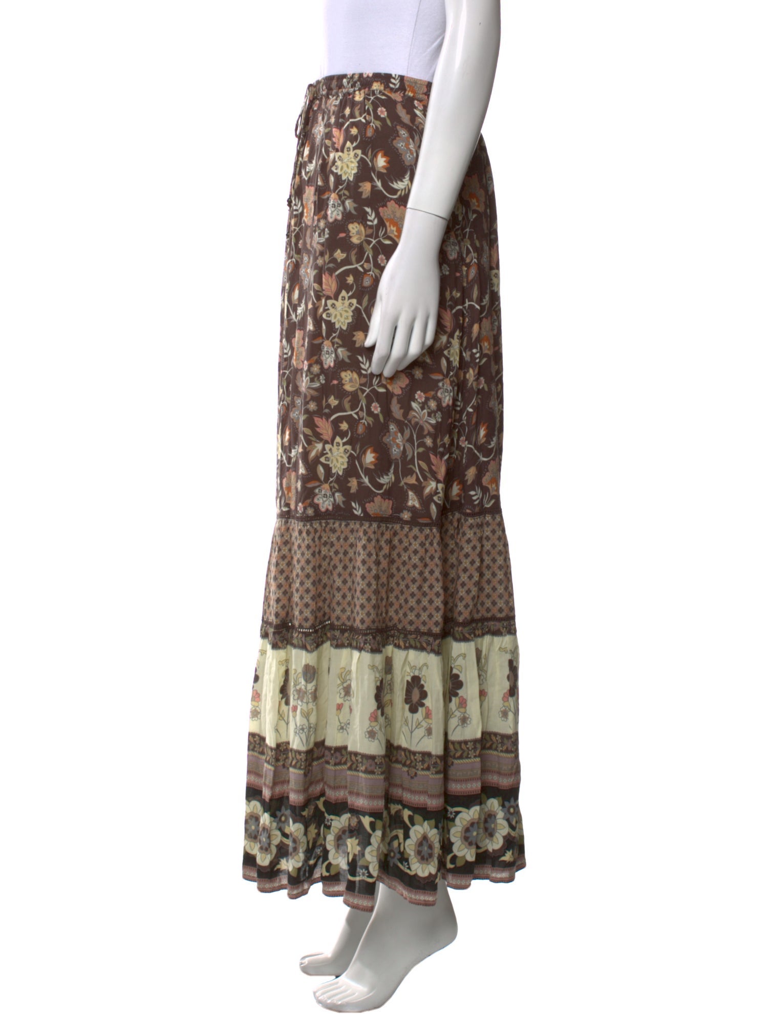 Spell & The Gypsy Collective Floral Print Midi Length Skirt