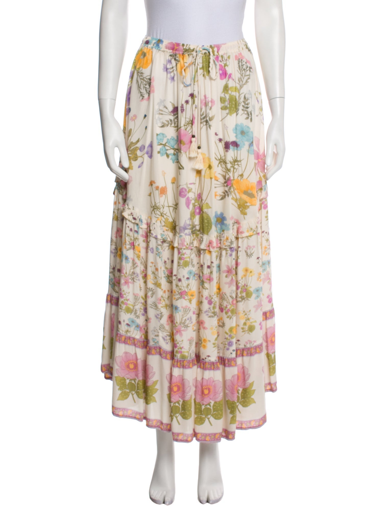 Spell & The Gypsy Collective Floral Print Midi Length Skirt w/ Tags