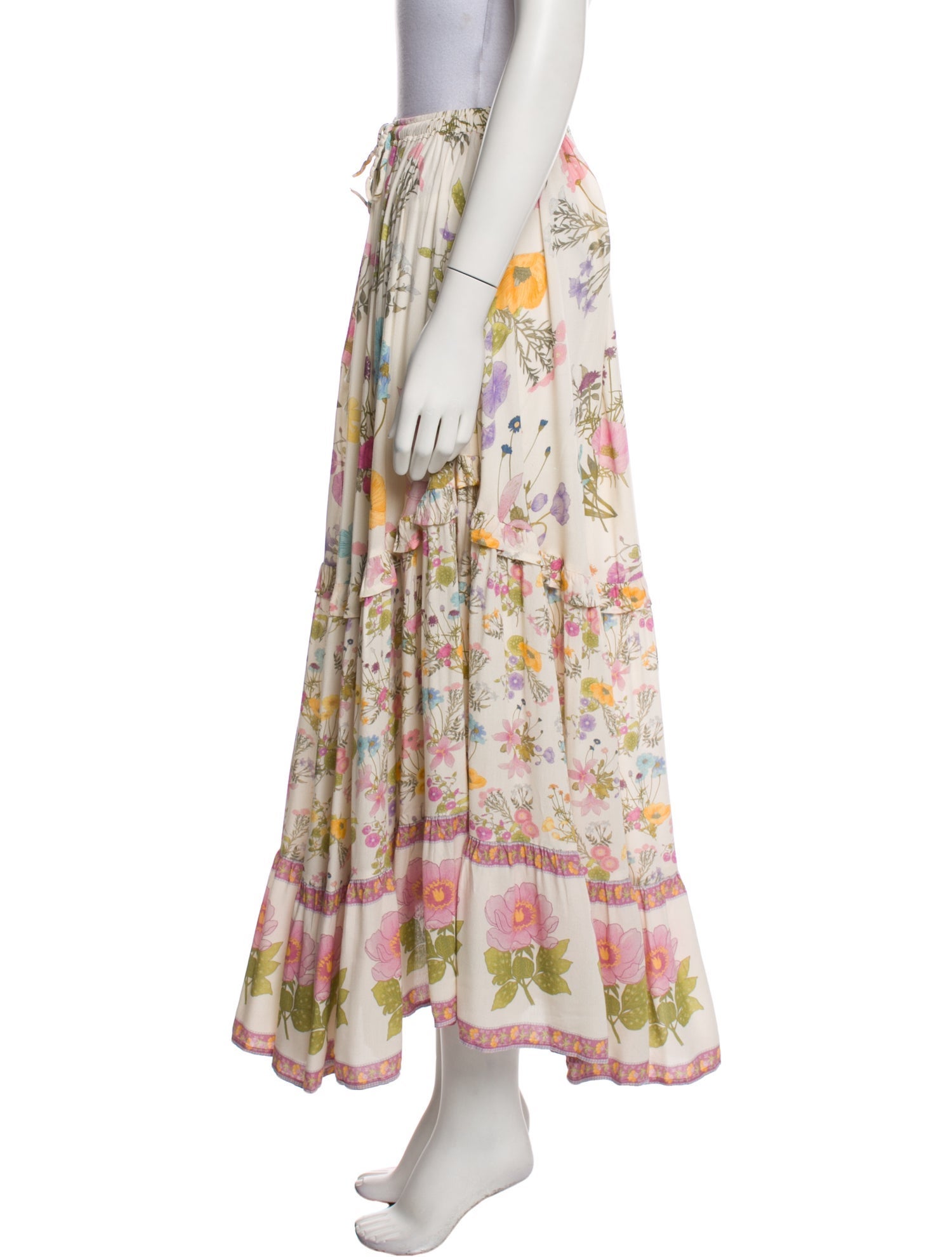 Spell & The Gypsy Collective Floral Print Midi Length Skirt w/ Tags