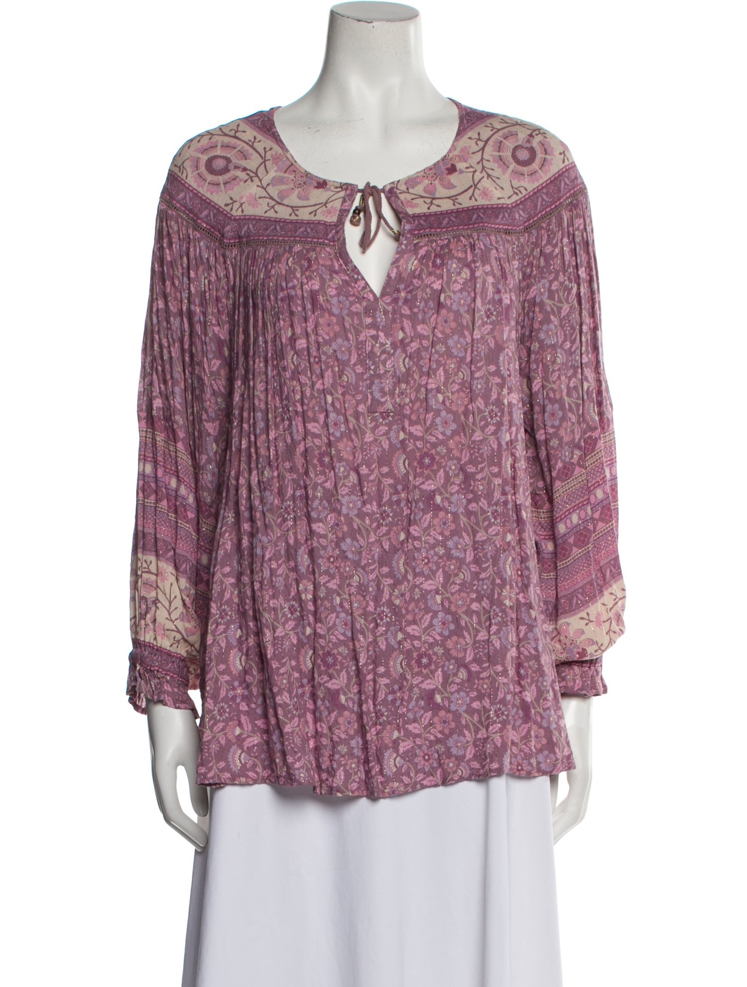 Spell & The Gypsy Collective Paisley Print V-Neck Blouse