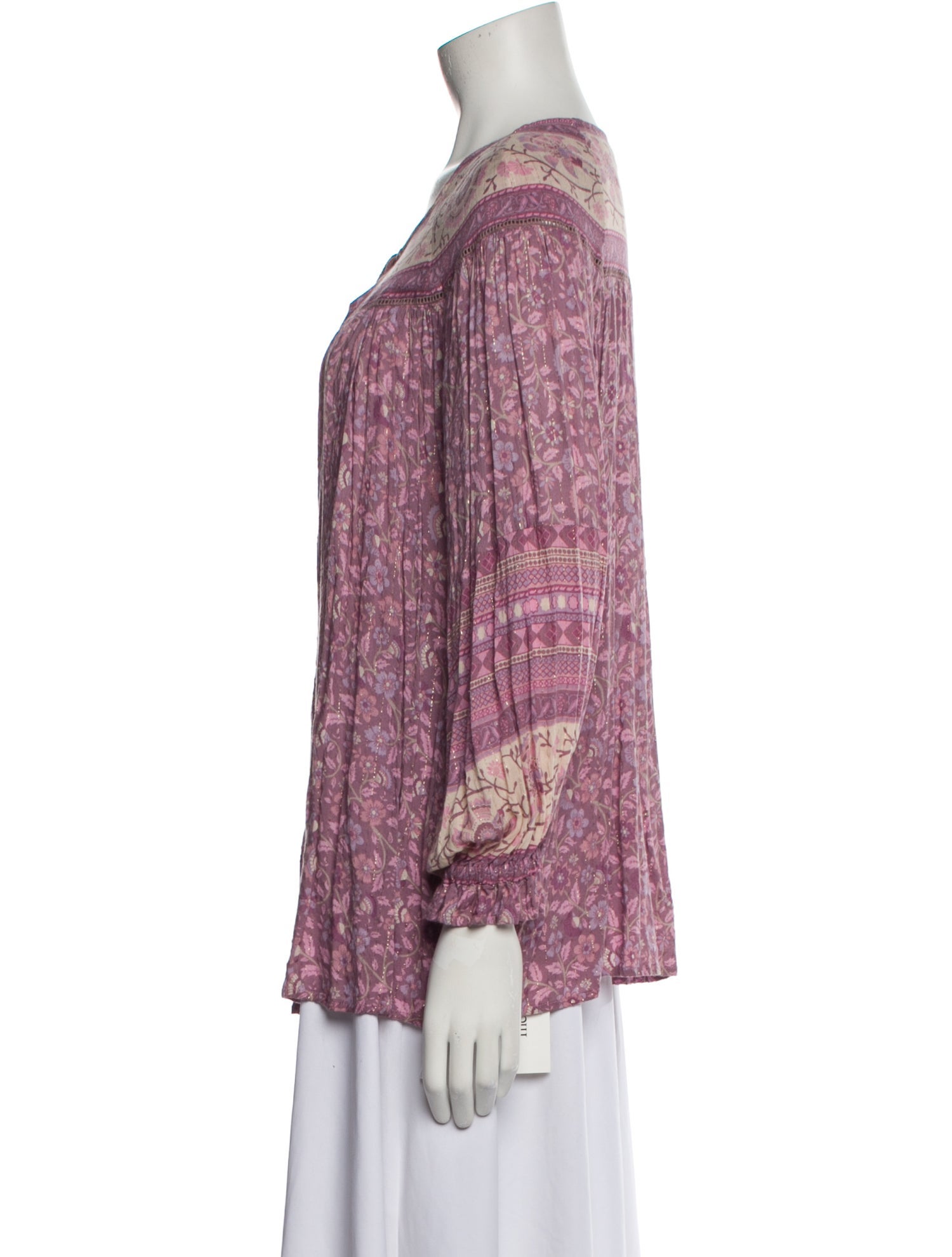 Spell & The Gypsy Collective Paisley Print V-Neck Blouse