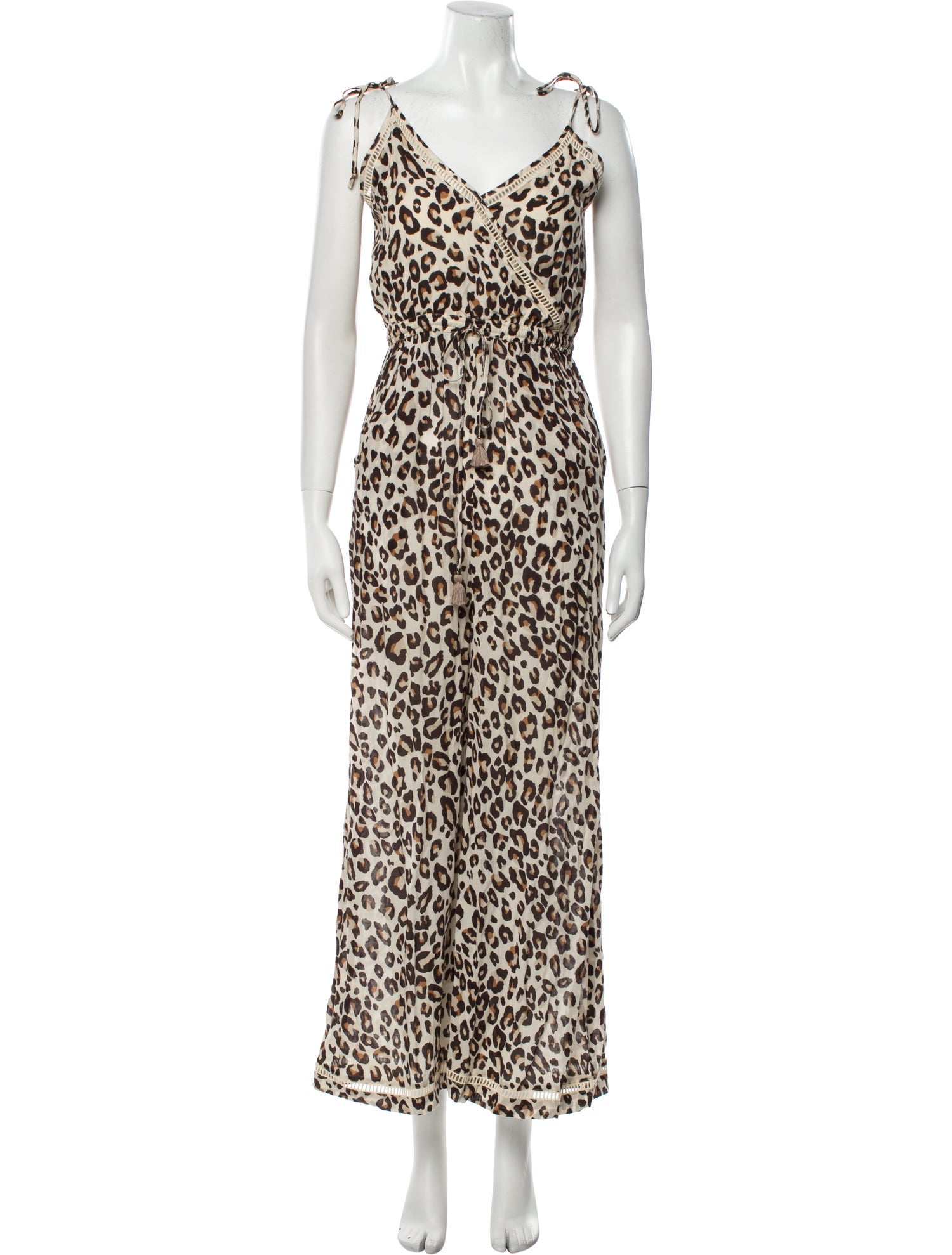 Spell & The Gypsy Collective Animal Print Cowl Neck Jumpsuit