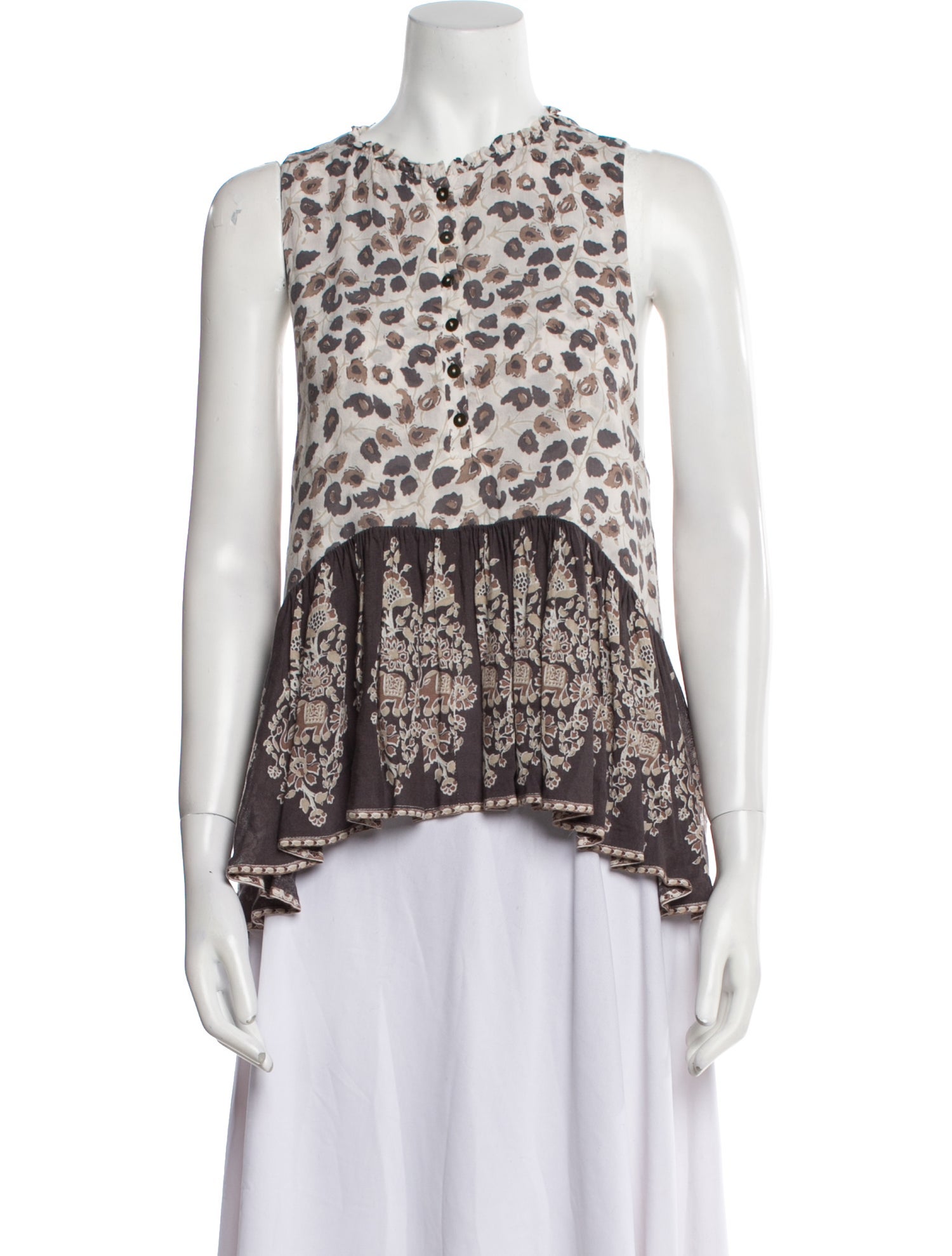 Spell & The Gypsy Collective Printed Crew Neck Blouse