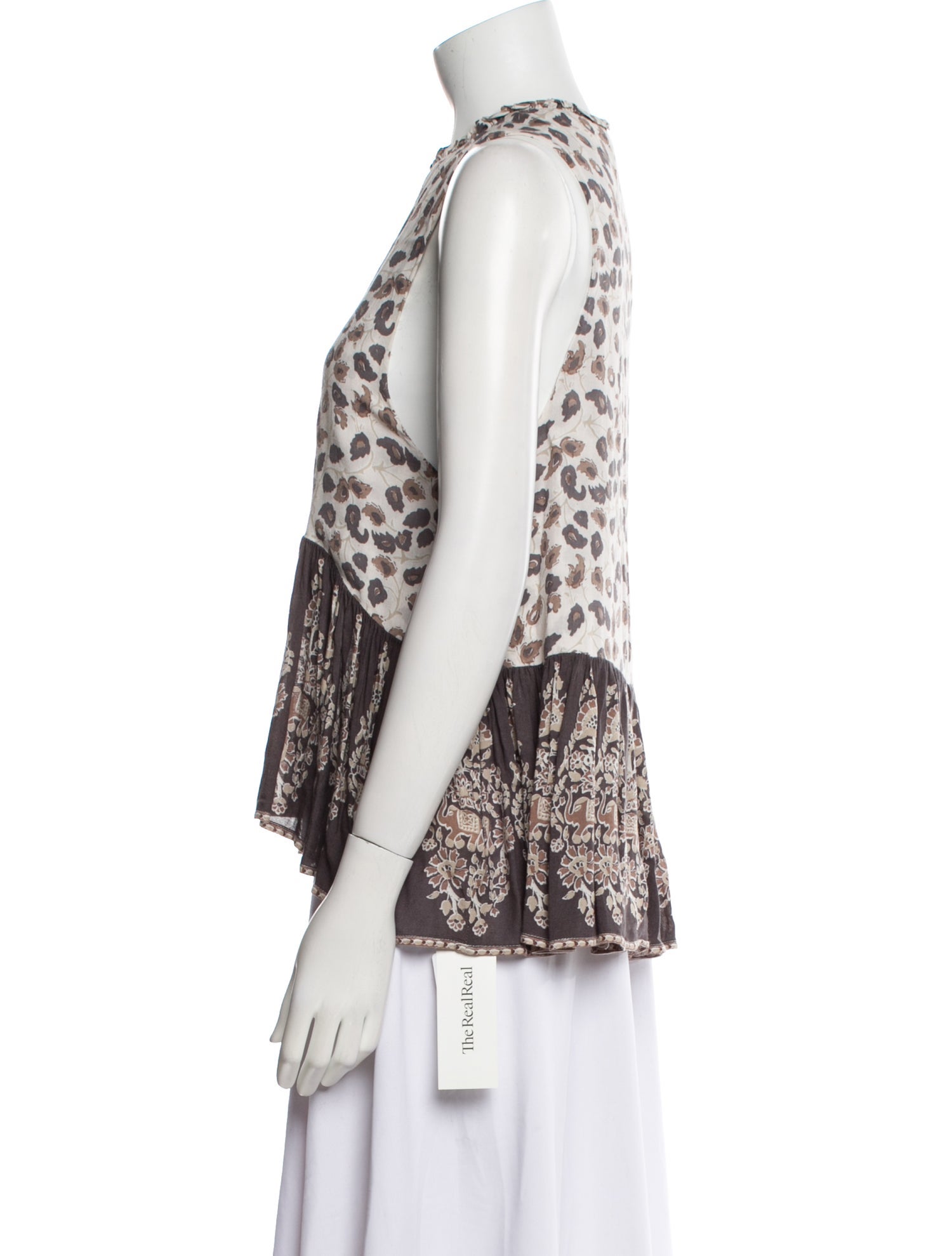 Spell & The Gypsy Collective Printed Crew Neck Blouse