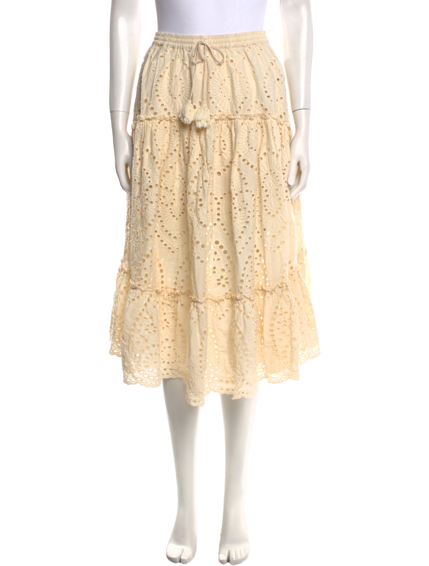 Spell & The Gypsy Collective Lace Pattern Midi Length Skirt