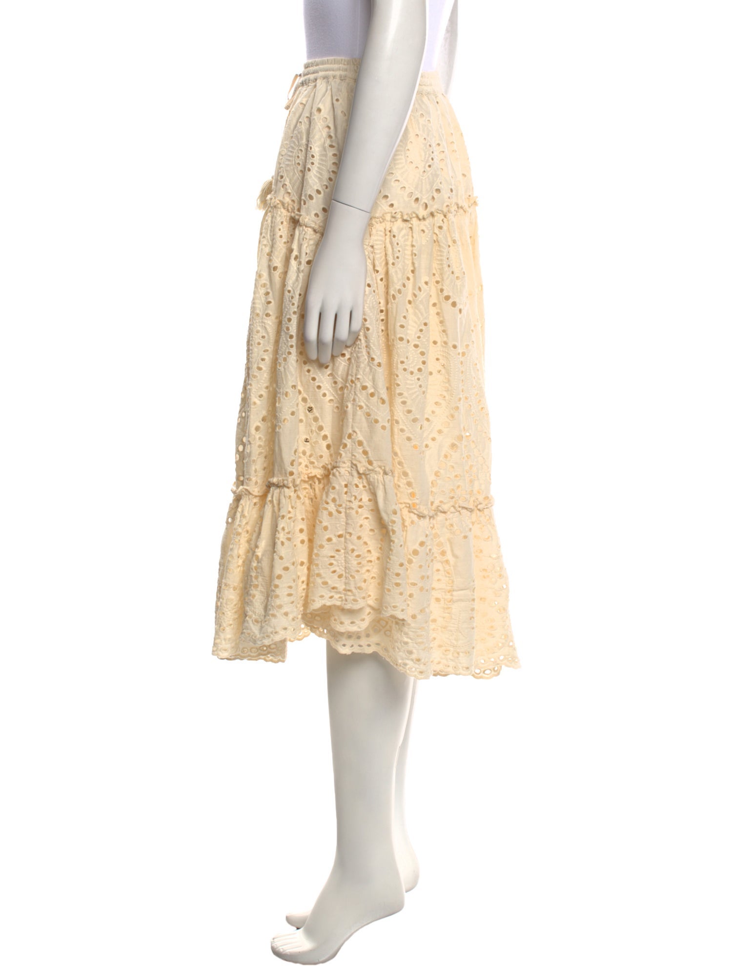 Spell & The Gypsy Collective Lace Pattern Midi Length Skirt