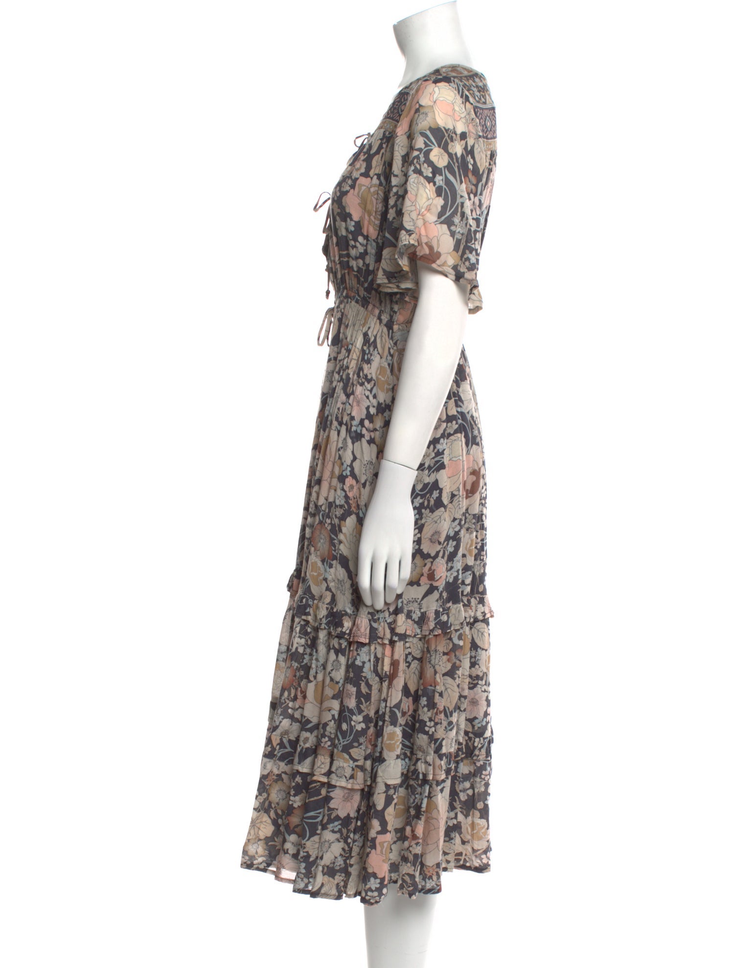 Spell & The Gypsy Collective Floral Print Midi Length Dress