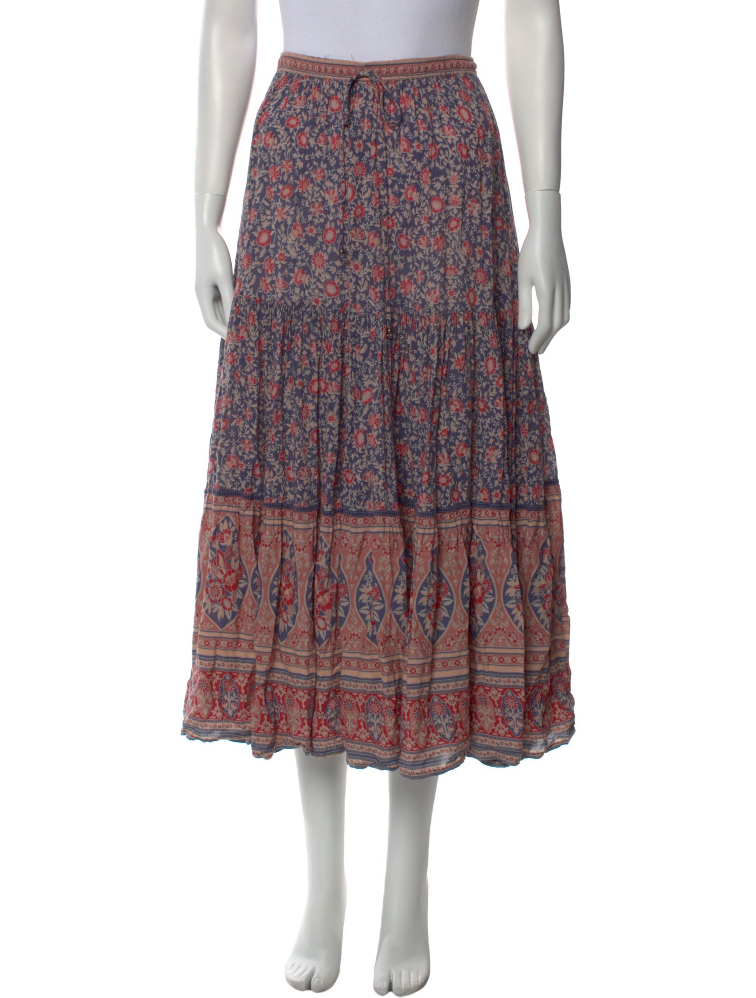 Spell & The Gypsy Collective Floral Print Midi Length Skirt