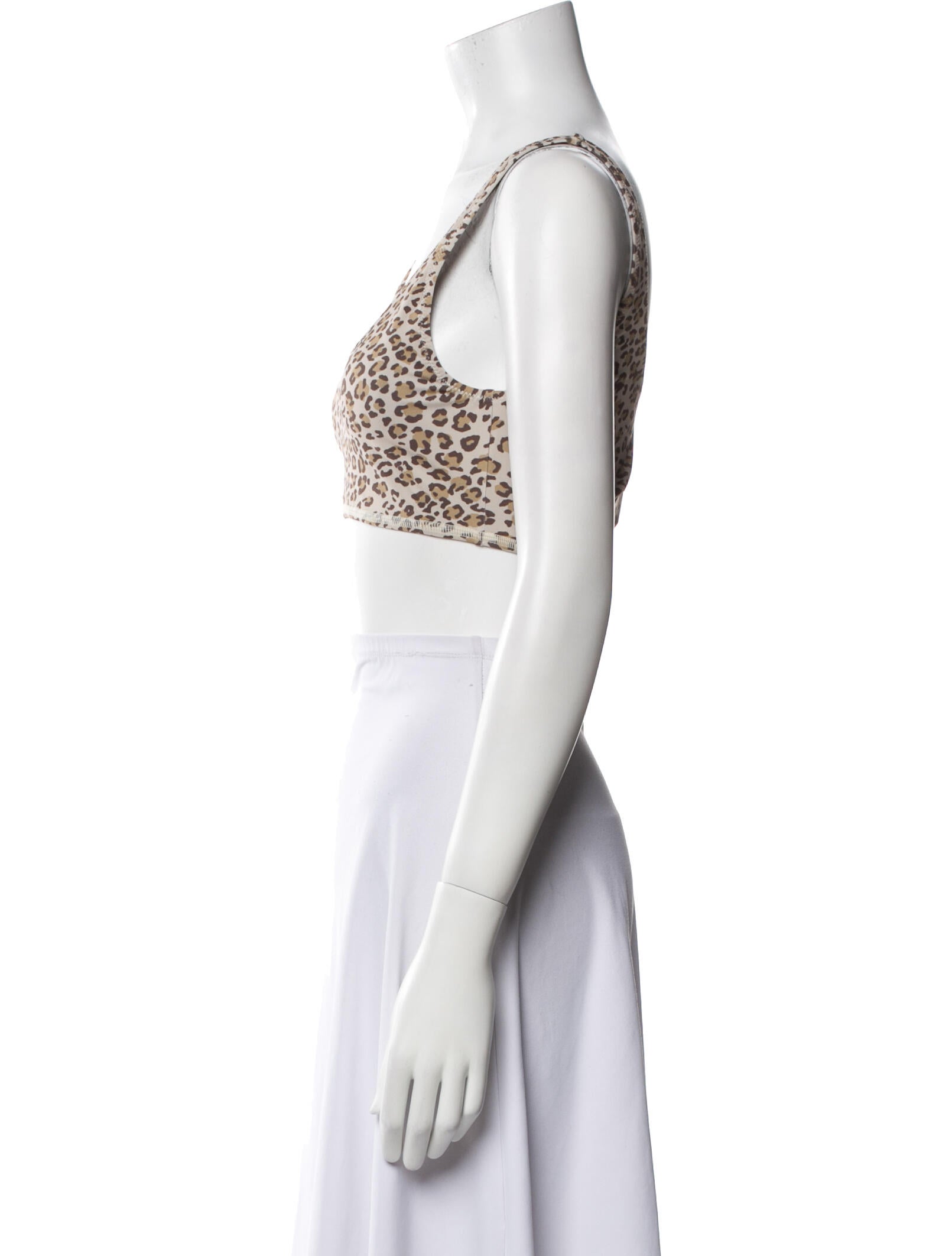 Spell & The Gypsy Collective Animal Print Scoop Neck Crop Top w/ Tags