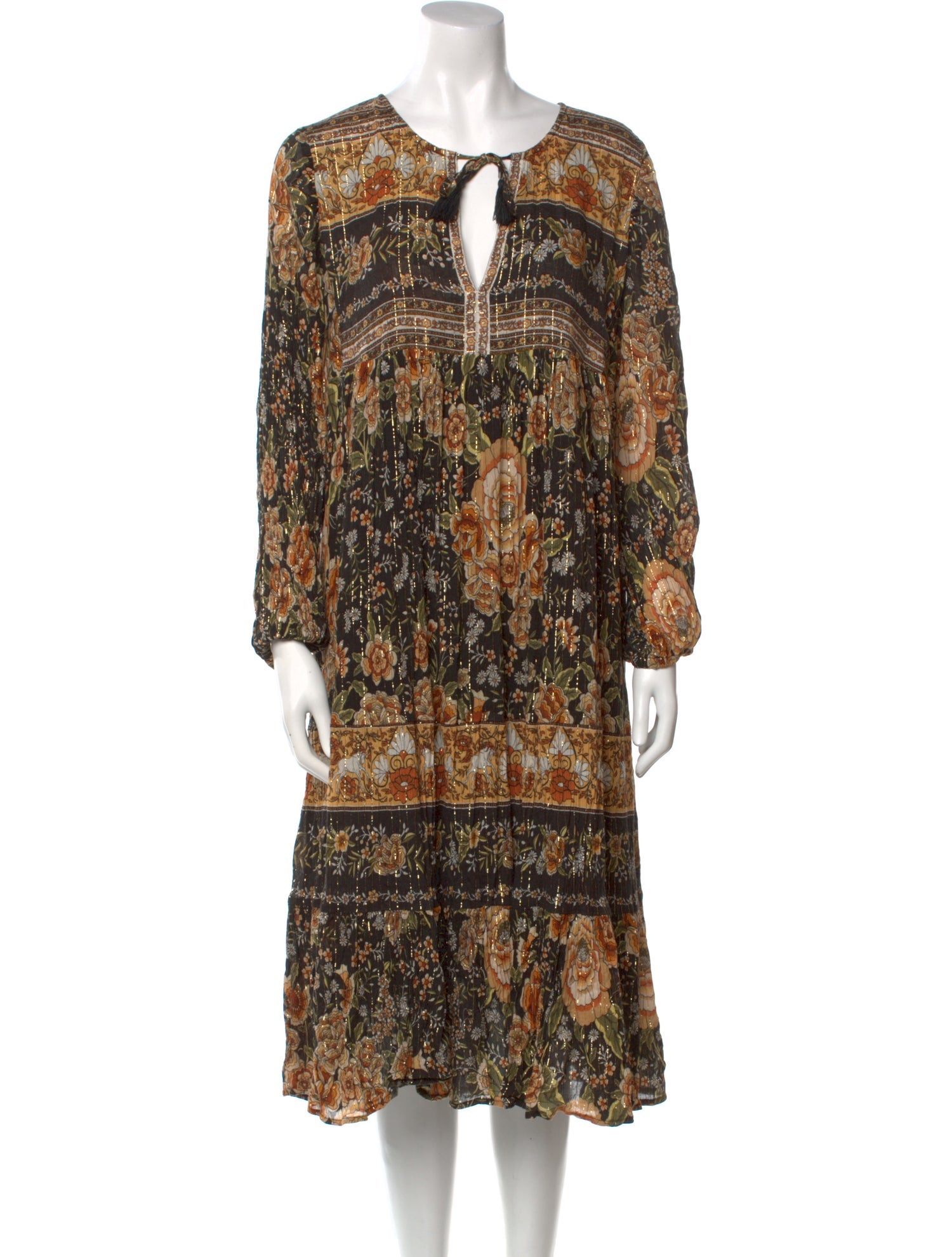 Spell & The Gypsy Collective Paisley Print Midi Length Dress