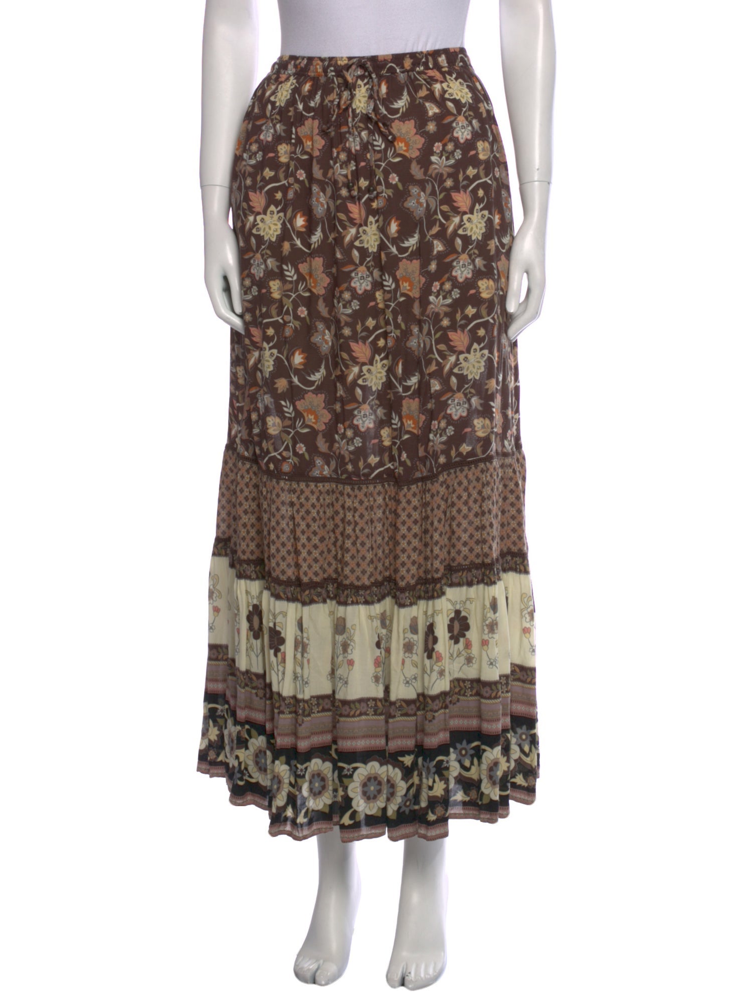 Spell & The Gypsy Collective Floral Print Midi Length Skirt