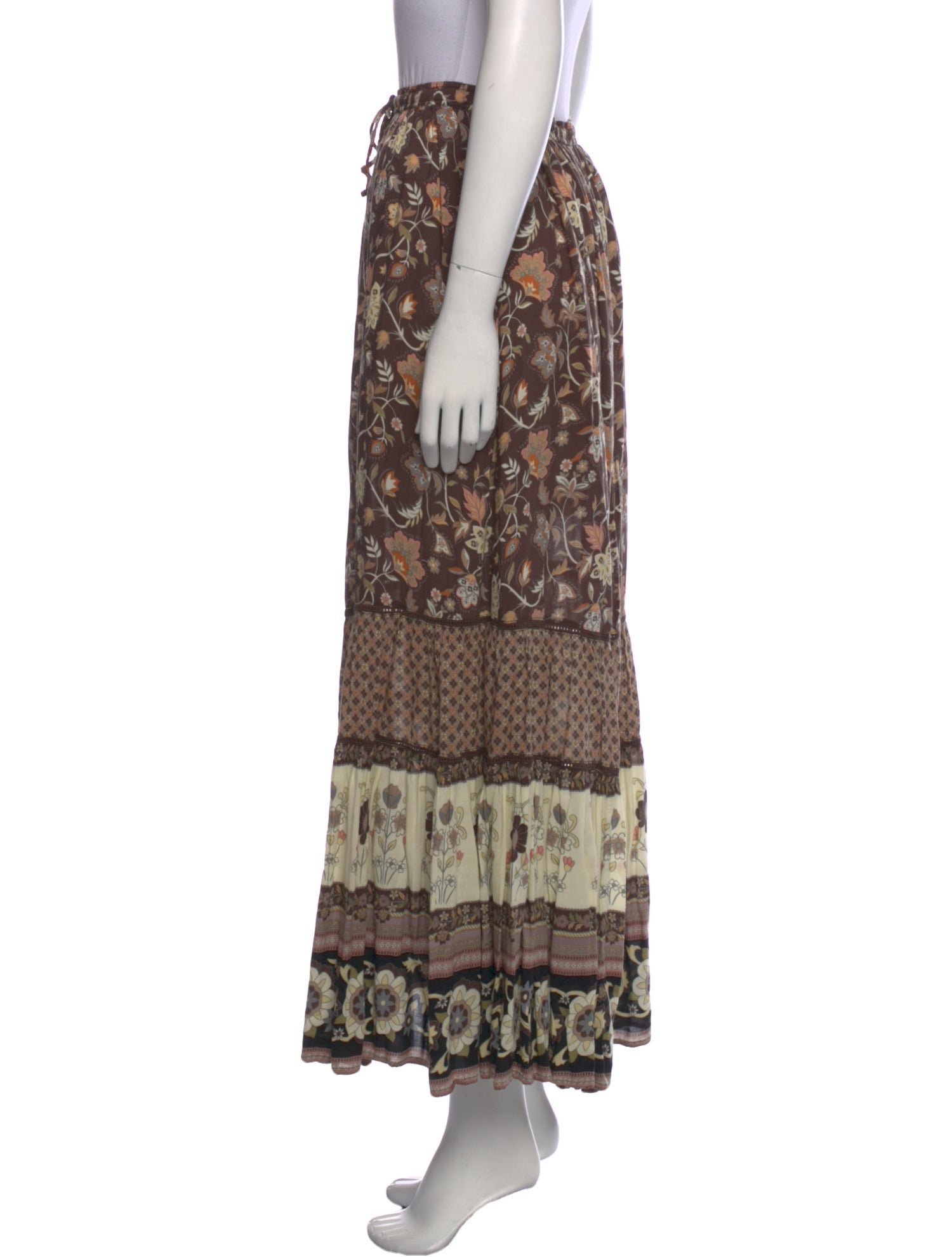 Spell & The Gypsy Collective Floral Print Midi Length Skirt