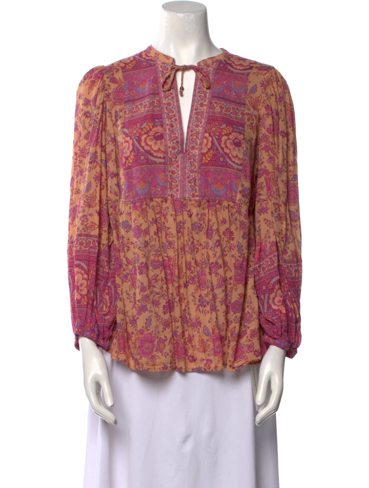 Spell & The Gypsy Collective Paisley Print V-Neck Blouse