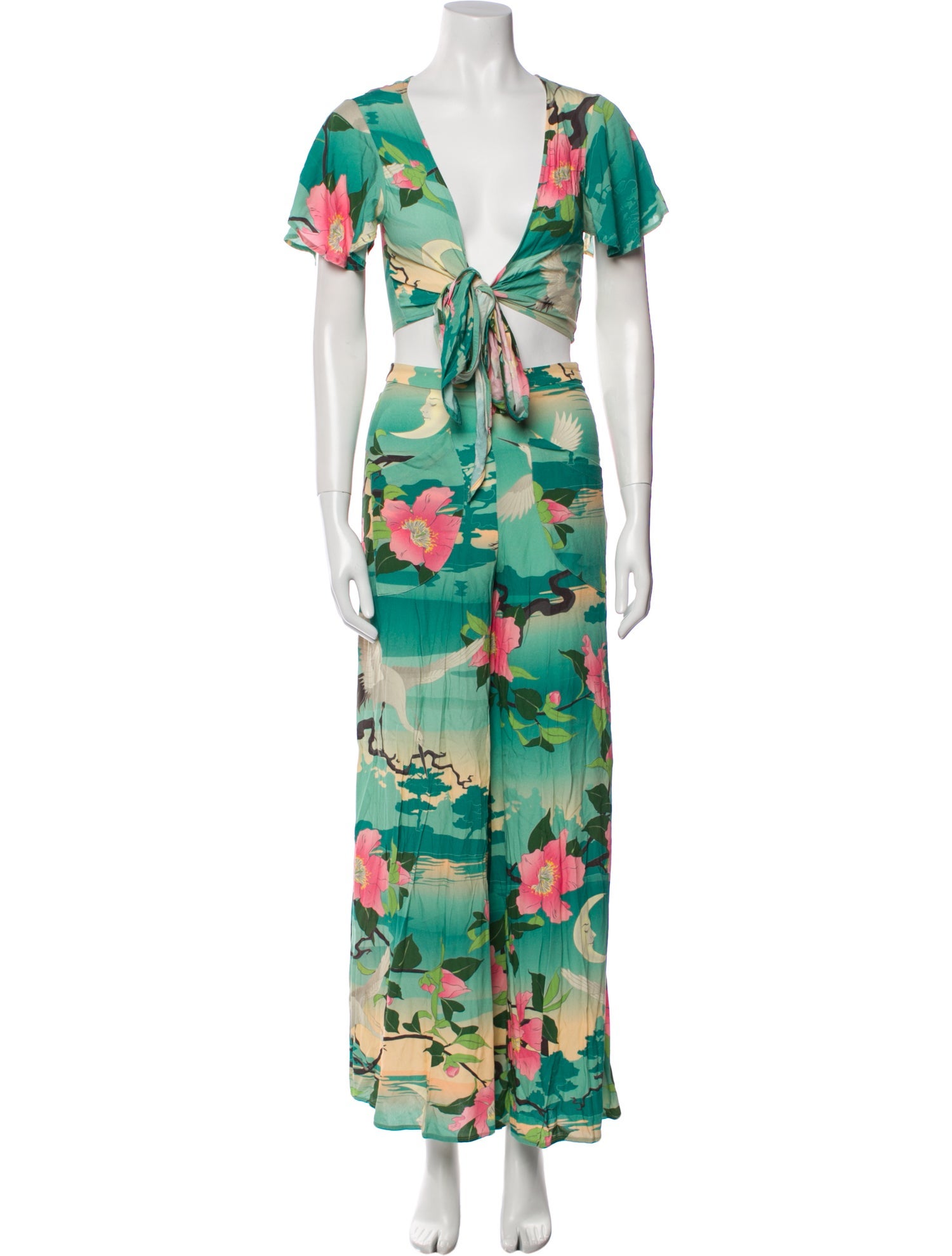 Spell & The Gypsy Collective Floral Print Pant Set w/ Tags