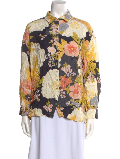 Spell & The Gypsy Collective Floral Print Long Sleeve Button-Up Top