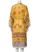 Spell & The Gypsy Collective Floral Print Fringe Trim Accent Robe
