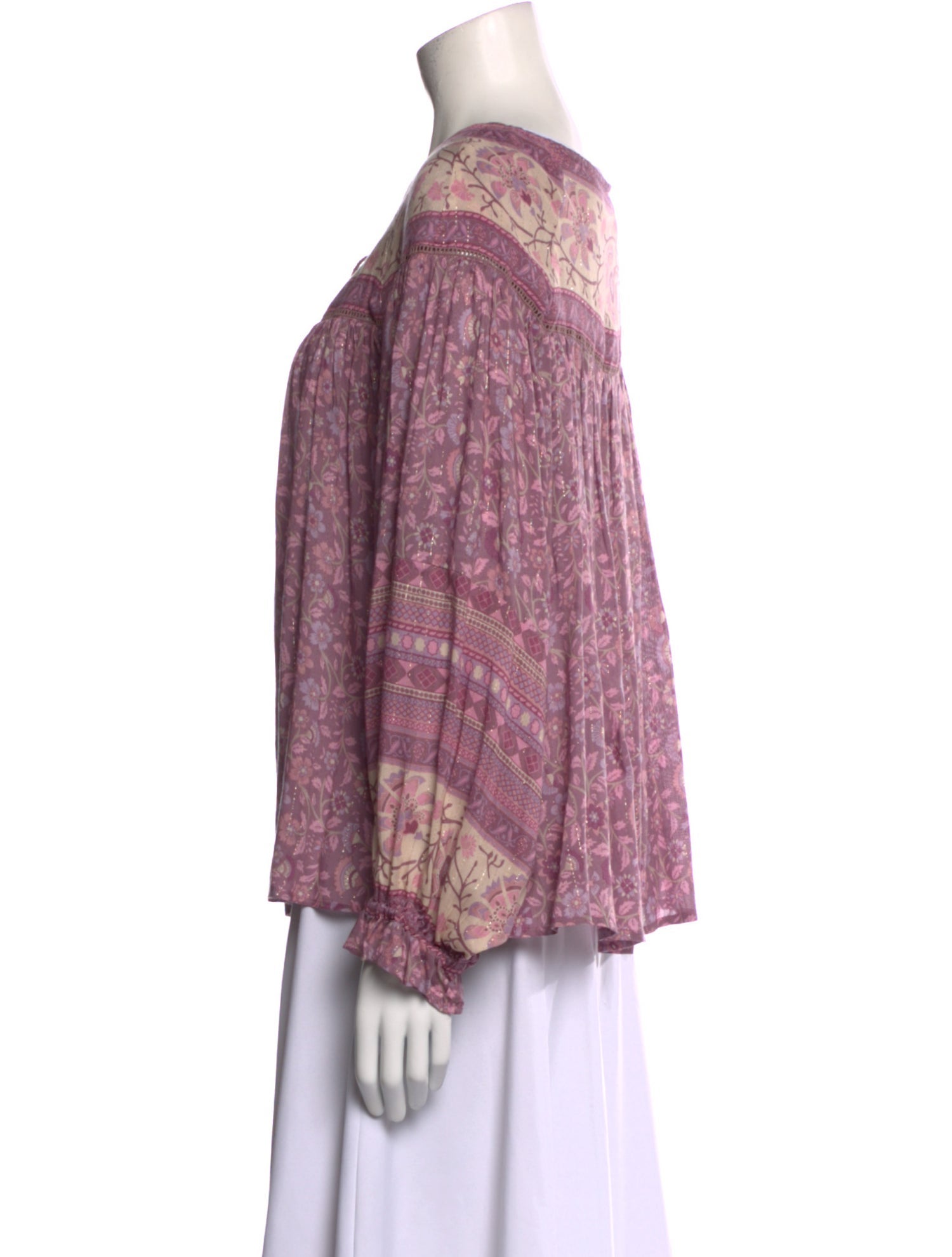 Spell & The Gypsy Collective Floral Print Scoop Neck Blouse