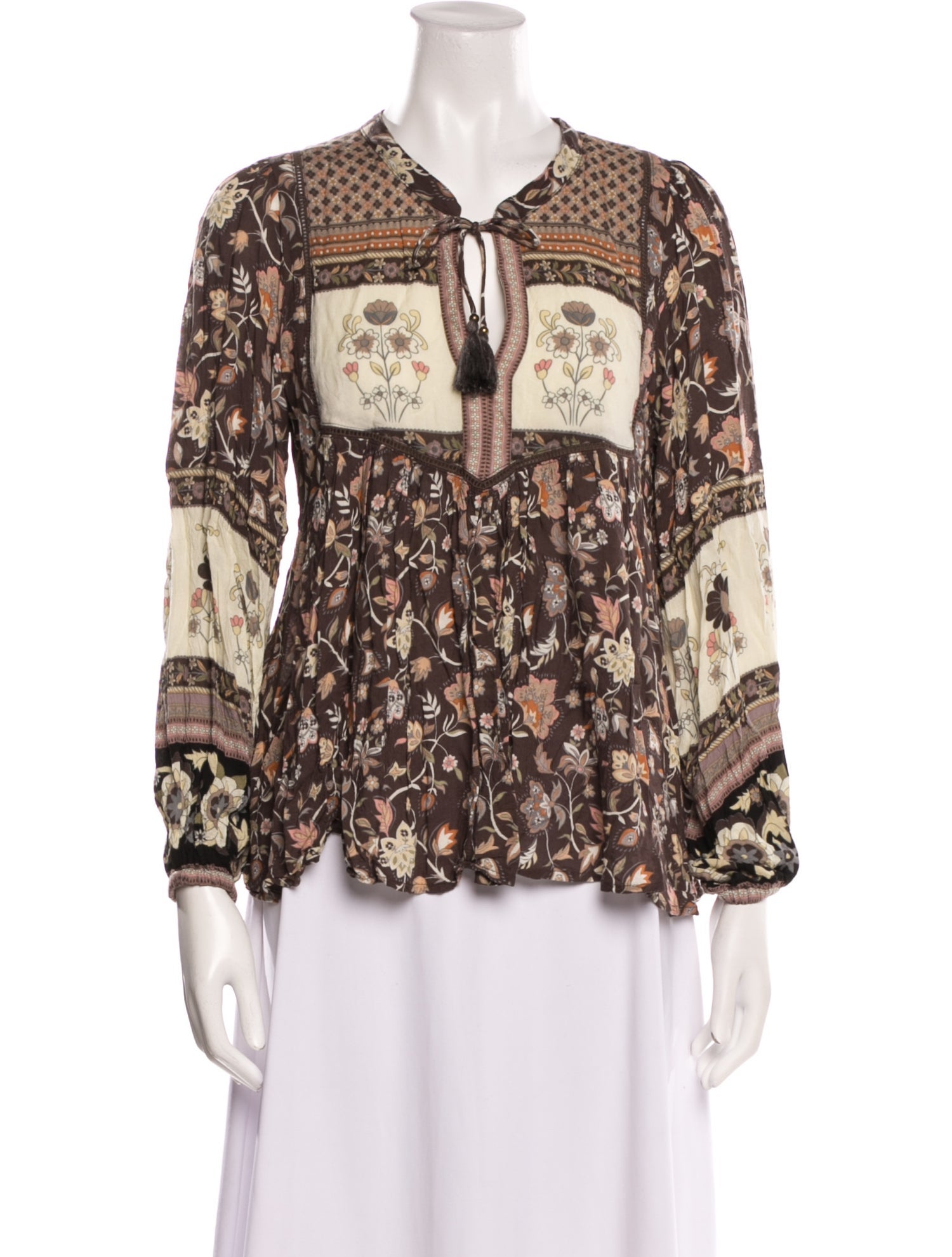 Spell & The Gypsy Collective Printed V-Neck Blouse