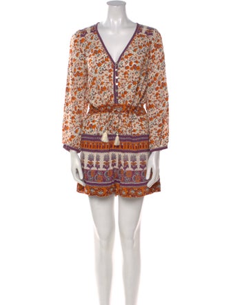 Spell & The Gypsy Collective Printed V-Neck Romper