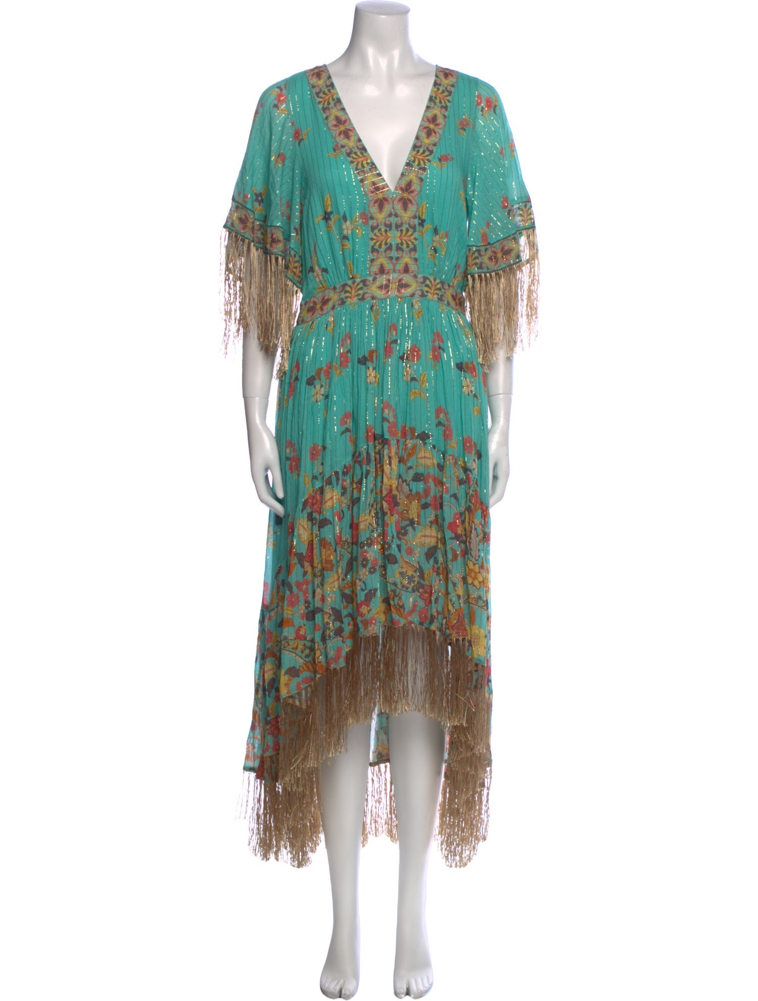 Spell & The Gypsy Collective Printed Midi Length Dress w/ Tags