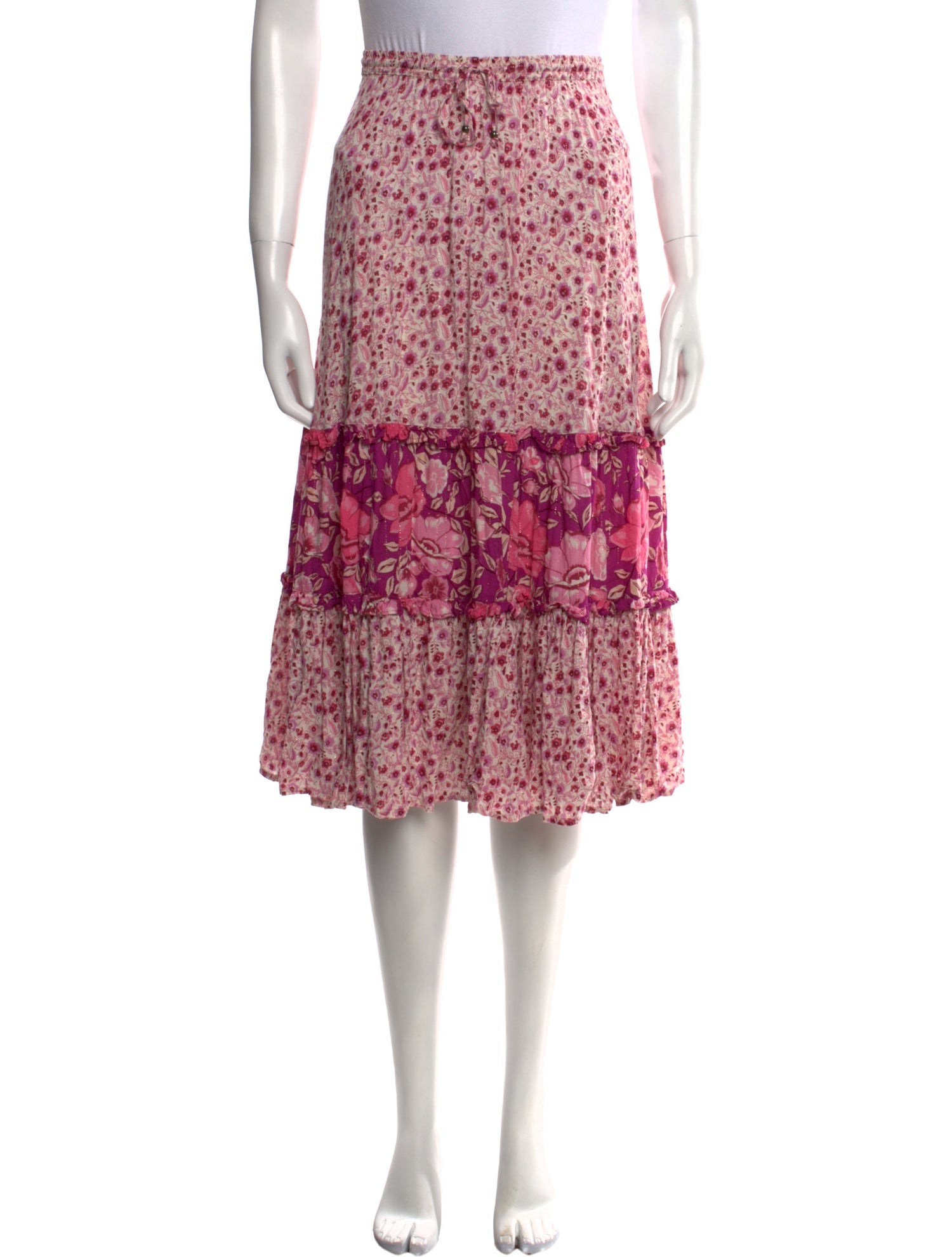 Spell & The Gypsy Collective Floral Print Knee-Length Skirt