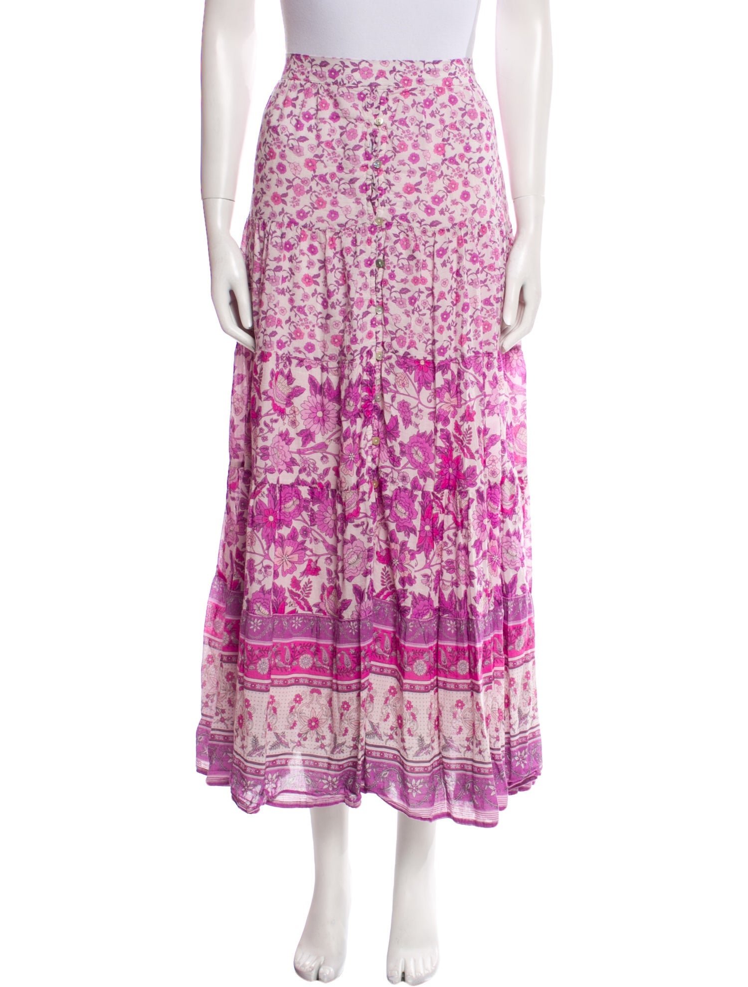 Spell & The Gypsy Collective Floral Print Midi Length Skirt