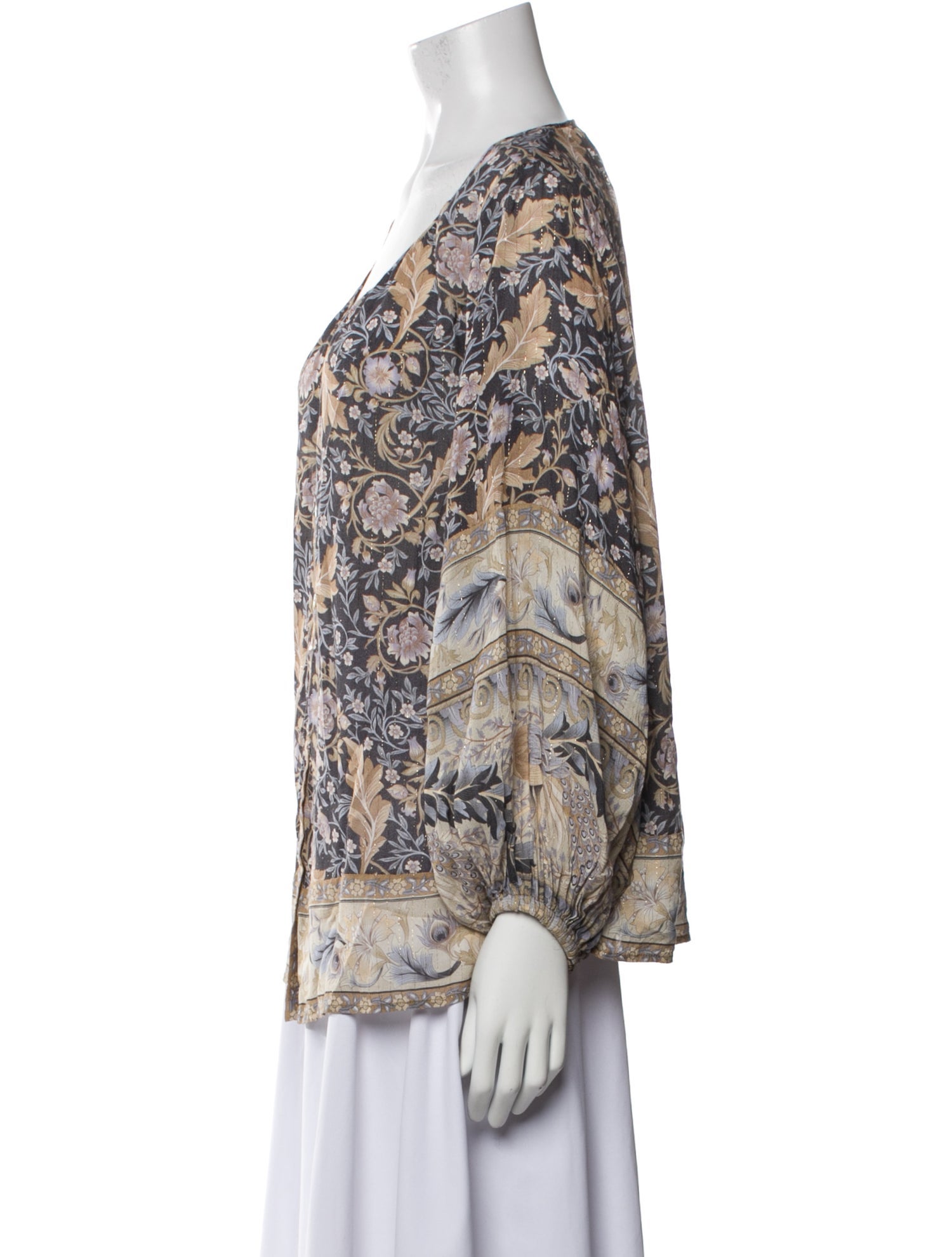 Spell & The Gypsy Collective Printed Scoop Neck Blouse