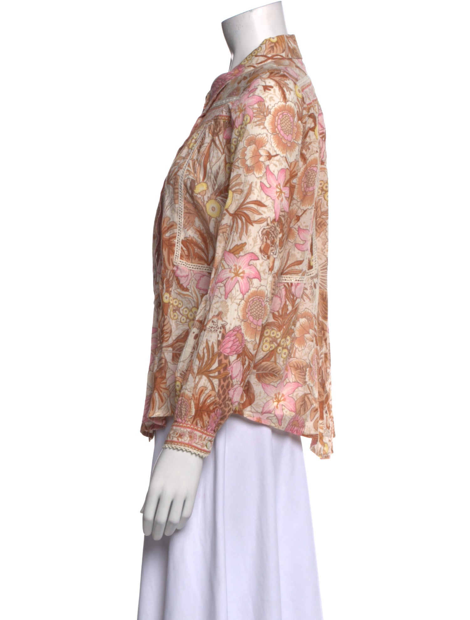 Spell & The Gypsy Collective Printed Long Sleeve Button-Up Top