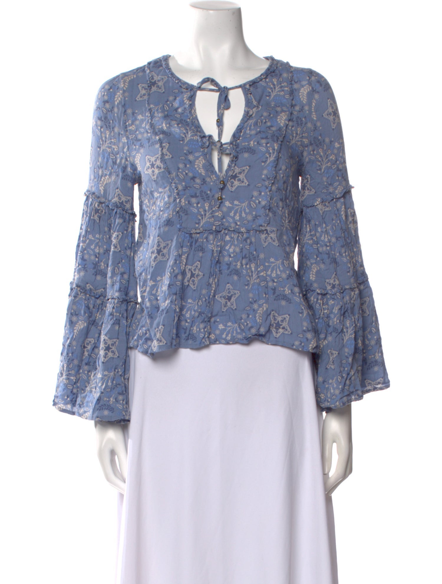 Spell & The Gypsy Collective Floral Print V-Neck Blouse