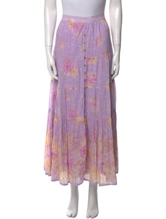 Spell & The Gypsy Collective Floral Print Midi Length Skirt