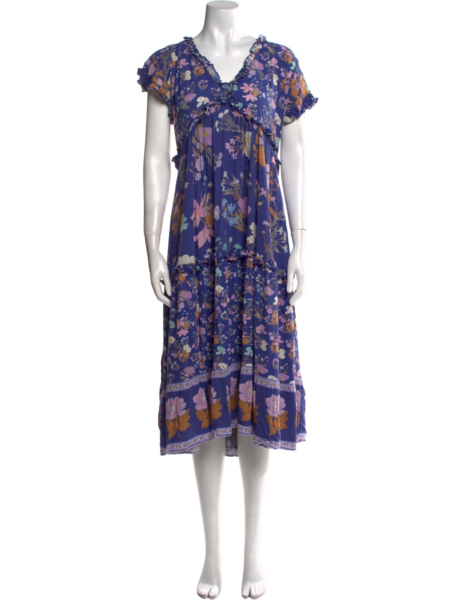 Spell & The Gypsy Collective Floral Print Midi Length Dress
