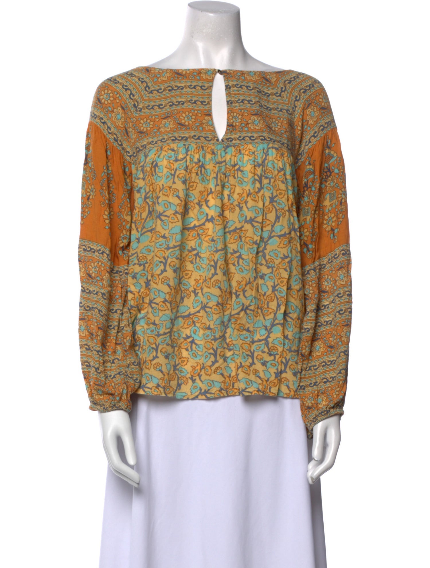 Spell & The Gypsy Collective Floral Print Square Neckline Blouse