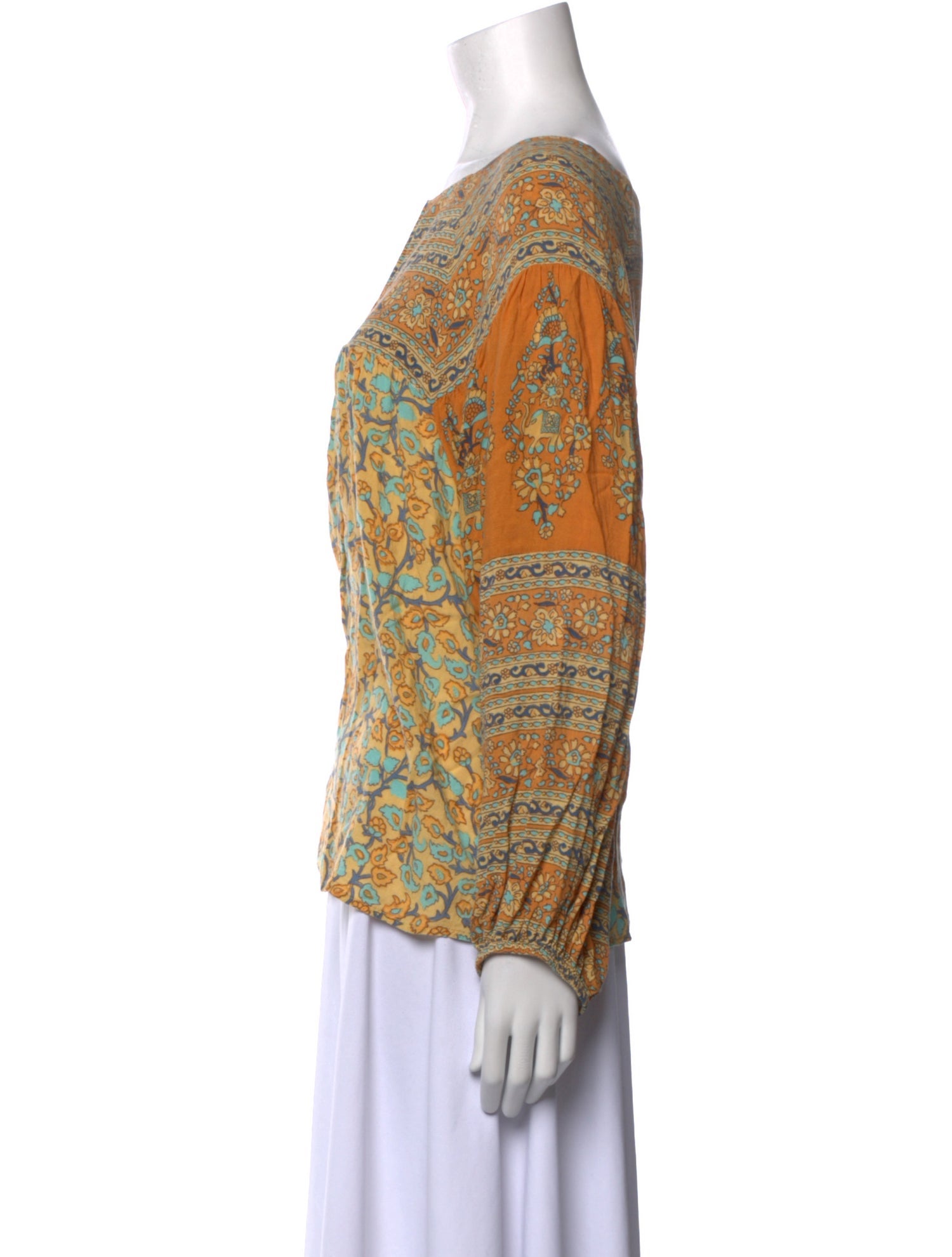 Spell & The Gypsy Collective Floral Print Square Neckline Blouse