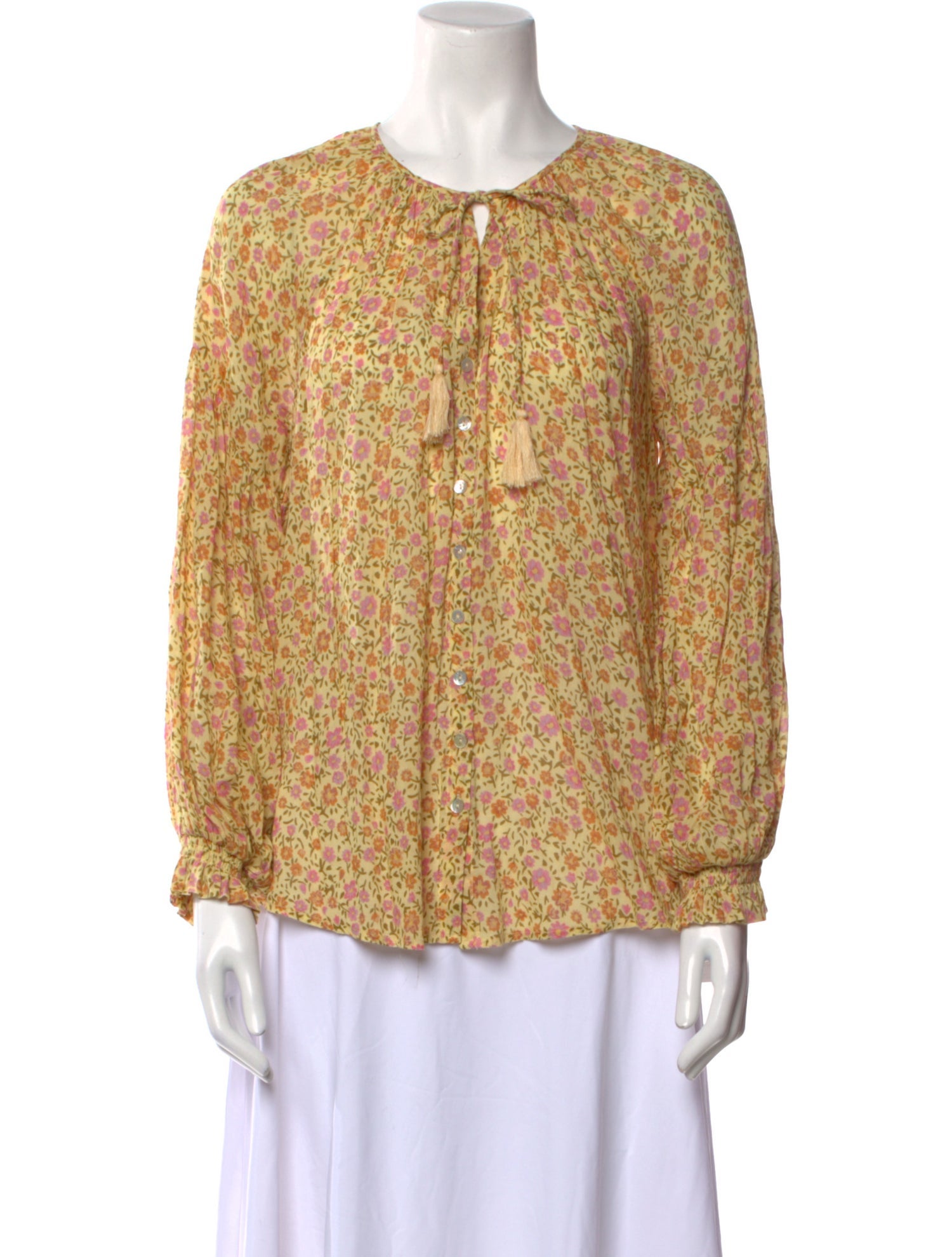 Spell & The Gypsy Collective Floral Print Crew Neck Blouse