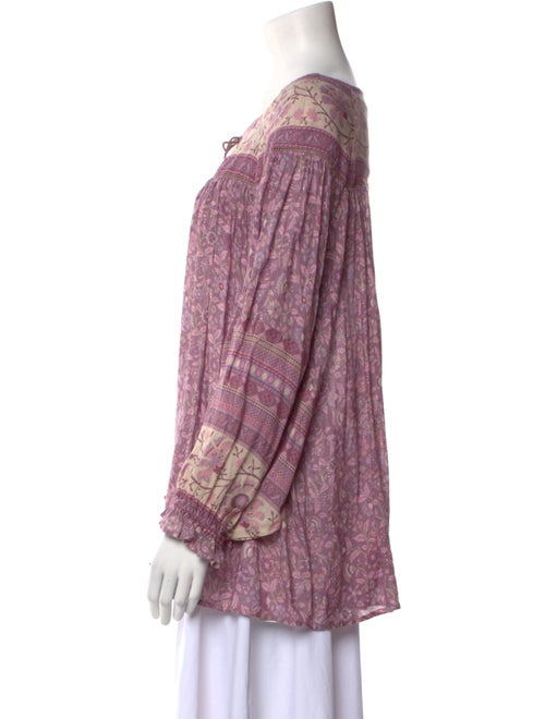 Spell & The Gypsy Collective Printed Tie Neck Blouse